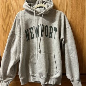 Norway grey and green hoodie